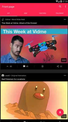 Vidme android App screenshot 0