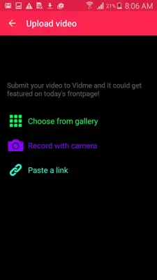 Vidme android App screenshot 6